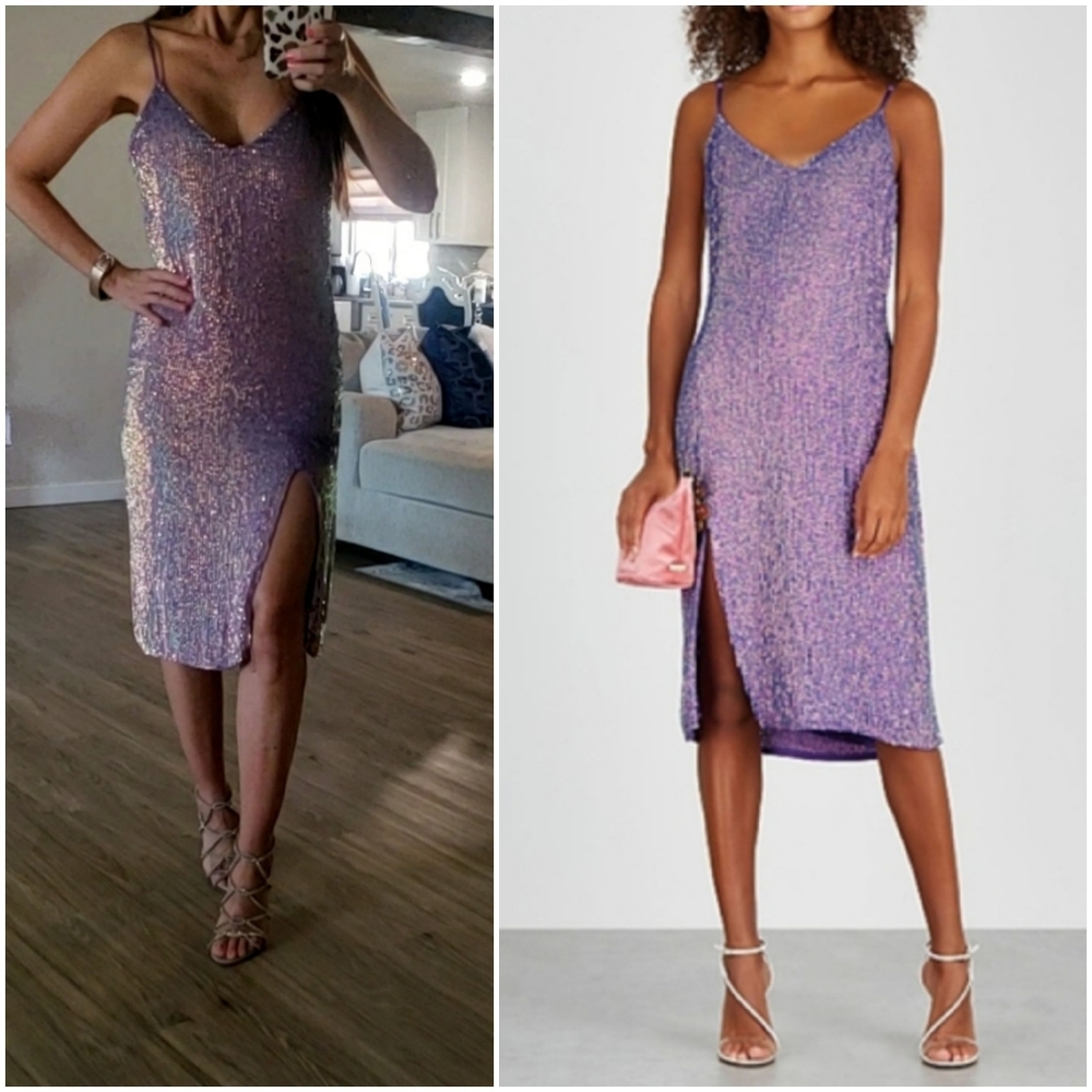Retrofete Denisa Lavender Dress
